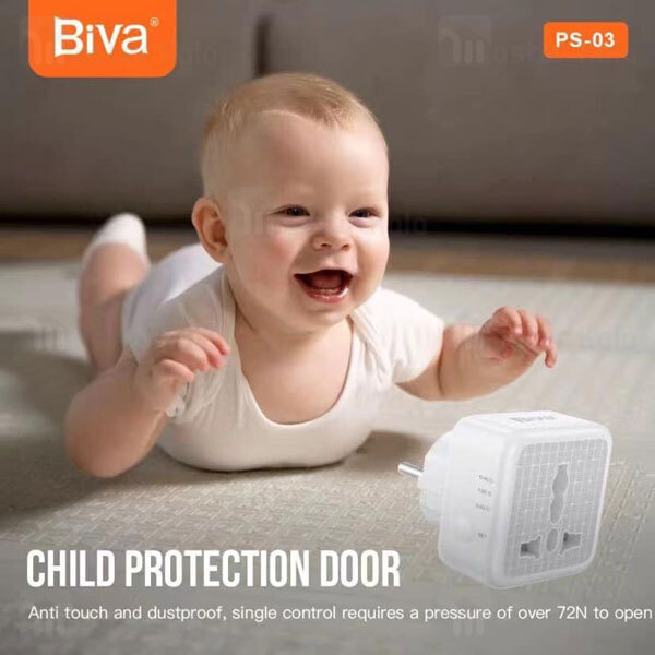 مبدل برق تایمر دار بیوا Biva PS-03